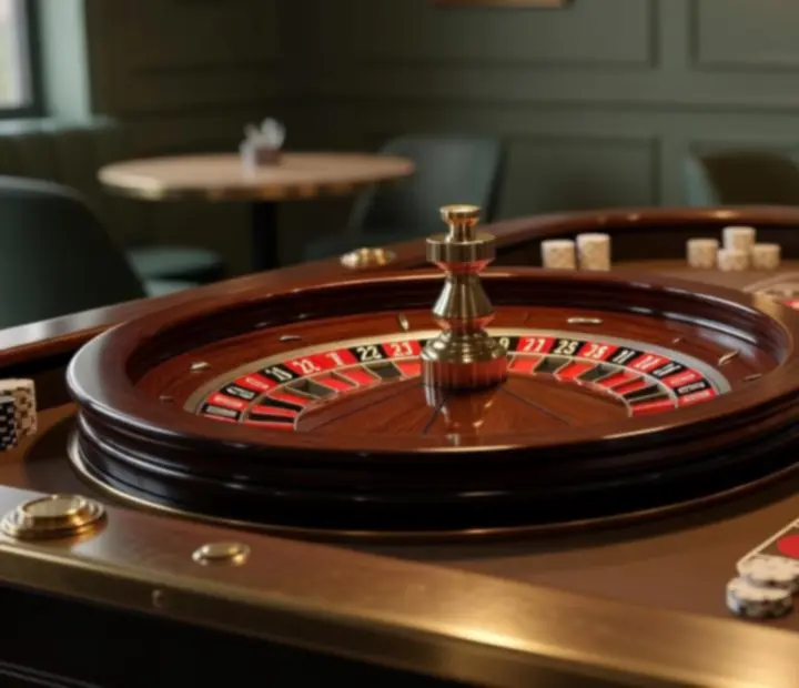 Close-up of a roulette wheel at ADSIGHT LTD